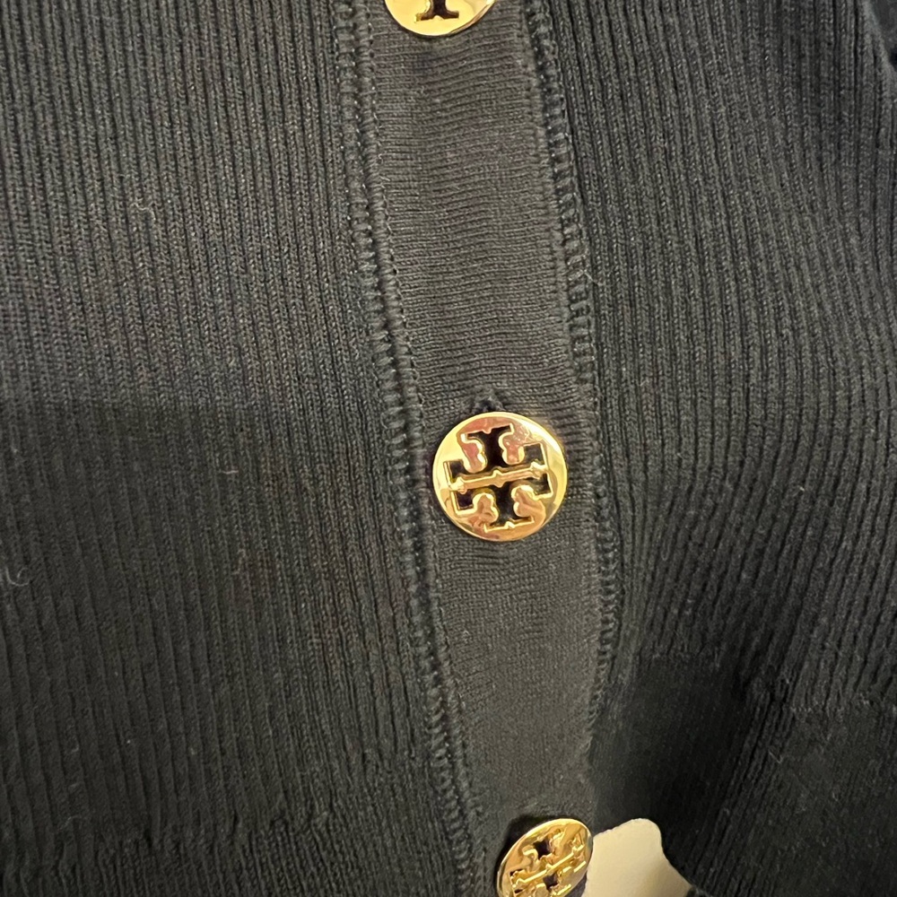 Like new Tory Burch black cardigan - Picture 2 of 6